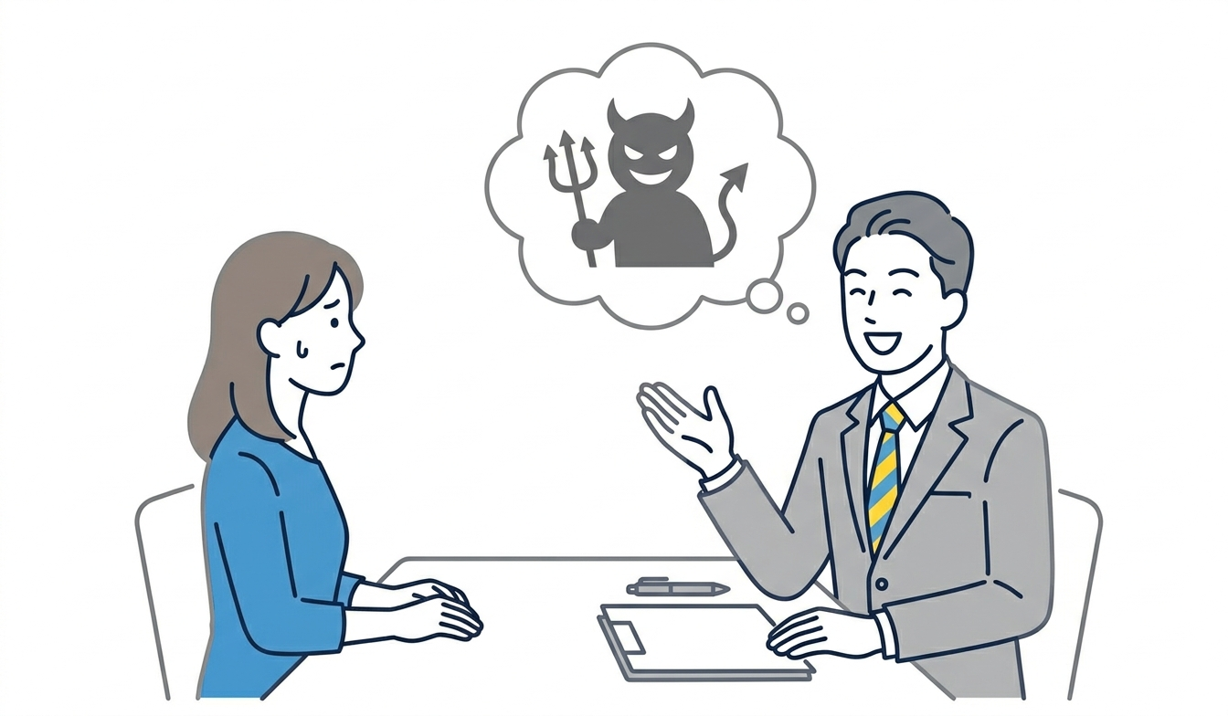 悪徳業者のイメージ